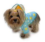 Clear View Happy Sunshine Raincoat with Fleece Lining and Detachable Hood