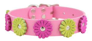 Flower Dog Collar ~ Pink - Le Pet Luxe
