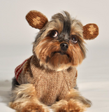 Characters ~ Hand Knit Wool Monkey Hoodie Dog Sweater - Le Pet Luxe