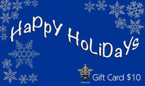 Gift Card ~ Happy Holidays - Le Pet Luxe