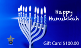 Gift Card ~ Happy Hanukkah