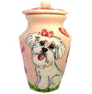 Maltese Dog Urn