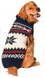 Apres Ski ~ Navy Vail Dog Sweater - Le Pet Luxe