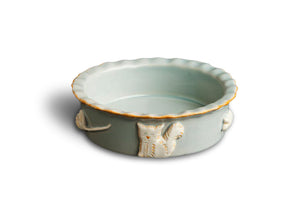 Cat Food/Water Bowl - French Grey - Le Pet Luxe