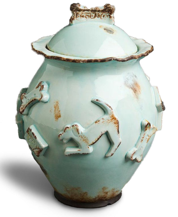 Dog Treat Jar - Baby Blue - Le Pet Luxe