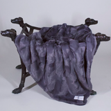 Luxe Dog Blanket ~ Pewter - Le Pet Luxe