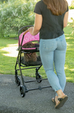 View 360 Booster Travel System ~ Pink Floral - Le Pet Luxe