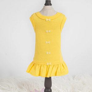 Candy Dog Dress Collection ~ Yellow - Le Pet Luxe