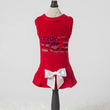 Born in the USA Dog Dress ~ Red - Le Pet Luxe