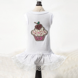 Lil'Miss Cupcake ~ White - Le Pet Luxe