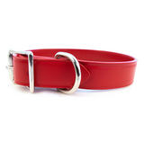 Town Leather Dog Collar - Red