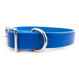 Town Leather Dog Collar - Royal Blue