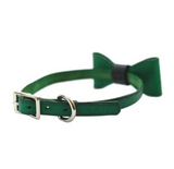 Forrest Green Mini Collar & Bow