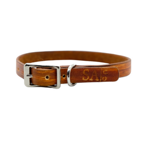 Wood Grain Cat Collar