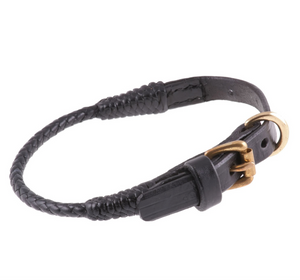Braided Leather Collars With Buckle