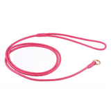 Braided Leather Slip Leash ~ Solid
