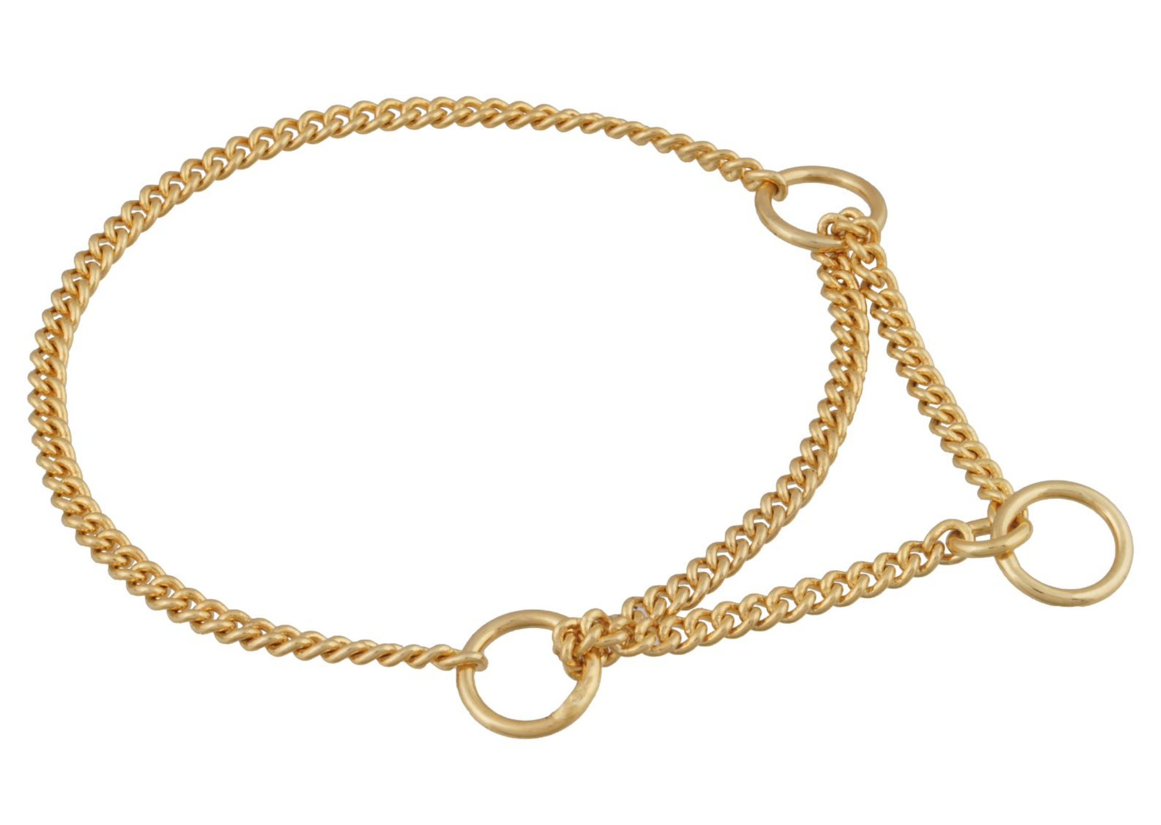 Martingale Show Chain Collar ~ Gold plated | Le Pet Luxe