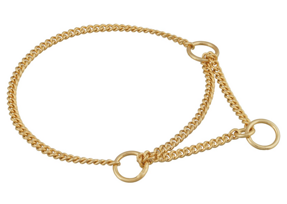 Martingale Show Chain Collar ~ Gold plated
