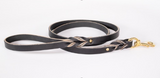 Braided Leash with Brass Hardware