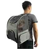 Malibu Series Backpack Pet Carrier Stroller With Detachable Wheelbase