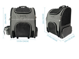 Malibu Series Backpack Pet Carrier Stroller With Detachable Wheelbase