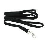 Designer Black Wool Blend Classic Dog Coat Harness and Black Fur Collar with Matching Leash