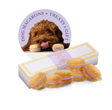 Lavender Dog Macarons Treat Gift Box 
