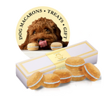 Vanilla Dog Macarons (Box Of 6)