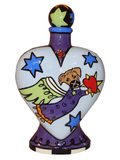 Heavens Best Dog Heart Vase Urn