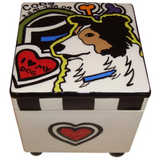 I Love My Dog Box Urn