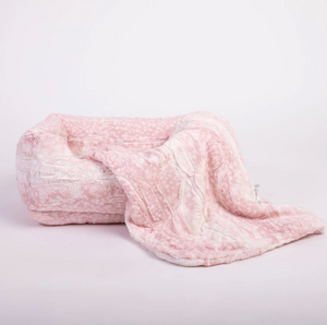 Cashmere Dog Beds - Pink Fawn