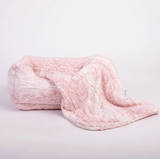 Cashmere Dog Beds - Pink Angora