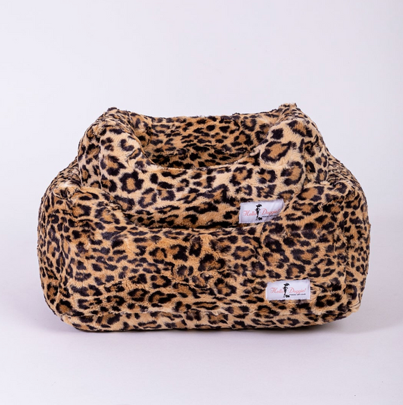 Cashmere Dog Beds - Leopard