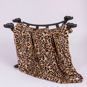 Cashmere Dog Blanket ~ Leopard