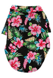 Hawaiian Camp Shirt – Ocean Blue and Palms