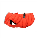 Alpine Puffer Coat ~ Coral Orange