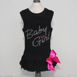 Baby Girl Dog Dress ~ Black