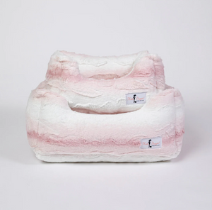 Cashmere Dog Beds - Pink Angora