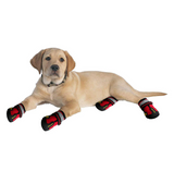 QUMY Dog Waterproof Boots for Large Dogs - Red - Le Pet Luxe