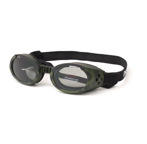 Interchangeable Lens Dog Sunglasses ~ Camo Frame with Smoke Lens - Le Pet Luxe