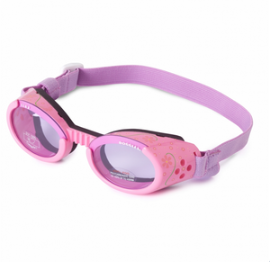 Interchangeable Lens Dog Sunglasses ~ Lilac Flower Frame with Purple Lens - Le Pet Luxe