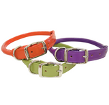 Rolled Leather Dog Collar - Le Pet Luxe