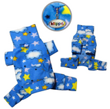 Stars and Clouds Fleece Turtleneck Pajamas - Le Pet Luxe