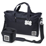 Day Away Tote Bags ~ Black - Le Pet Luxe