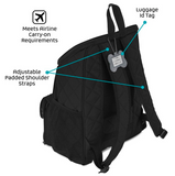 Weekender Backpack ~ Black (All Size Dogs) - Le Pet Luxe