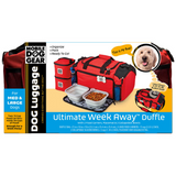 Ultimate Week Away Duffle Bag ~ Red - Le Pet Luxe