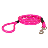 Reflective Rope Leash ~ Pink - Le Pet Luxe