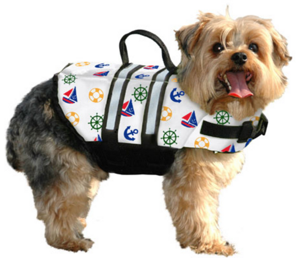 Dog Life Jacket ~ Nautical - Le Pet Luxe