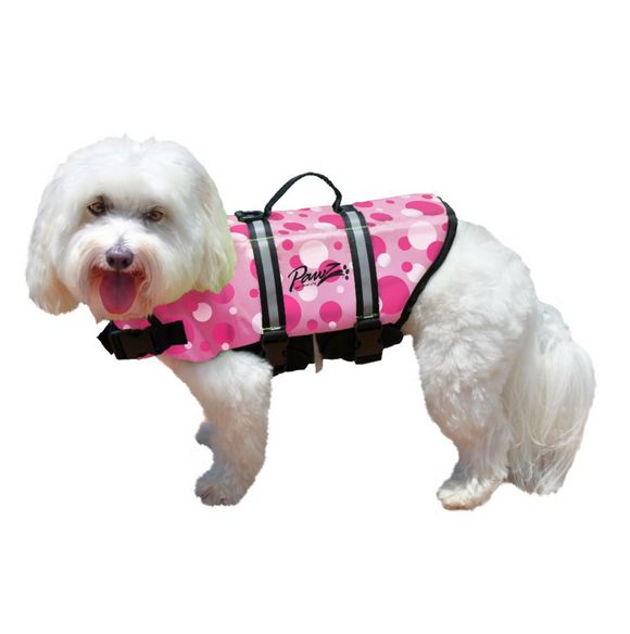 Dog Life Jacket ~ Pink Bubbles - Le Pet Luxe