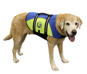 Dog Life Jacket ~ Blue/Yellow - Le Pet Luxe